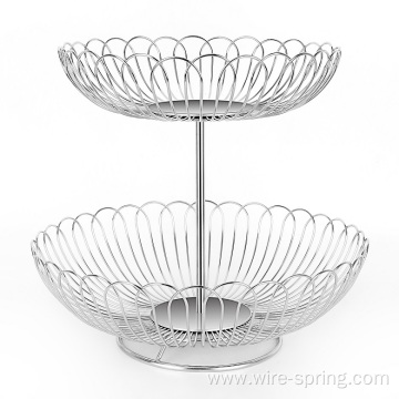 Multipurpose stainless steel creative fruit basket